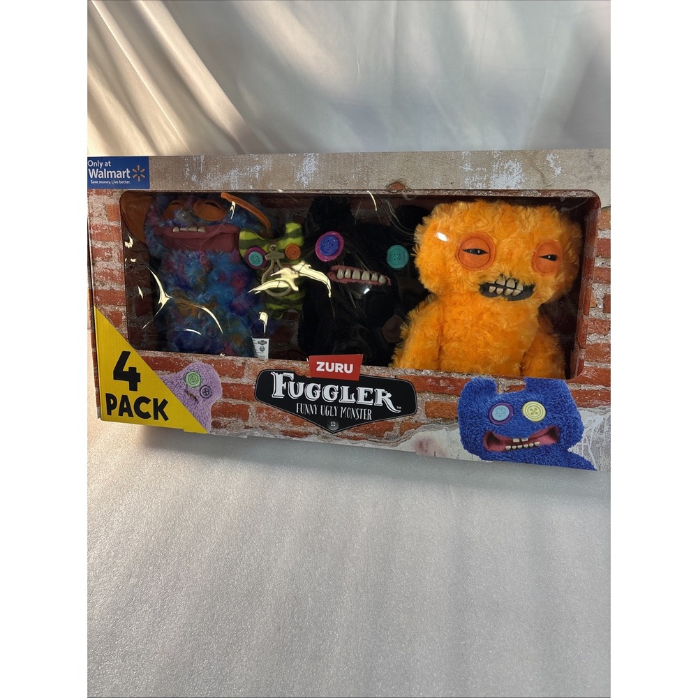 FUGGLER CHAOS CREW 4 Plush Multipack ZURU Funny Ugly Monster EXCLUSIVE 2025 - Picture 2 of 4